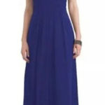 Bill Levkoff  Blue Strapless Formal Long Dress Size 8 Photo 0