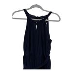 Emma & Michele Emma & Michelle Navy Flare Leg Jumpsuit Sleeveless Tank Size Medium Women's Photo 1