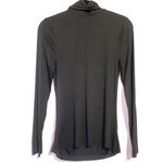 Three Dots Turtleneck Long Sleeve Tee Women M Neutral Minimalist Normcore Basic Photo 5