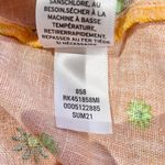 Abound New  Floral Print Linen Blend Square Neck Cropped Tank Top Orange Photo 12