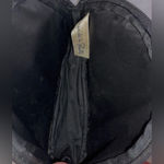 Oscar de la Renta  Vintage Makeup Toiletry Bag Maroon/Green/Gold Tapestry Print Photo 6