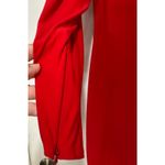 Mac Duggal Ieena for  Long Sleeve Blazer Formal Dress Red #27362 Size 12 NWT Photo 14