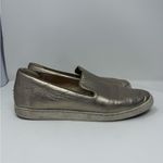 Birdies  Gold Metallic Leather Slip On Sneaker Size 8 Photo 1