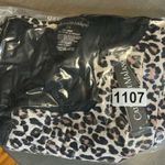 Catherine Malandrino  Leopard Print Pajama Set - Black and Tan Photo 4