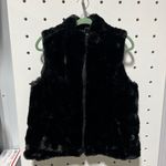 Nicole Miller Ladies' Reversible Black Faux Fur Vest Size L Photo 4