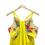 Cacique NWT SWIM by Yellow Floral Blouson Tankini & Bikini Bottom Set Size 14/16 Photo 7