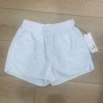 Alo Yoga NWT  white Alumni Short Photo 4
