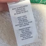 Aerie NWT  Holiday Green Floral Lace Ribbed Bralette Crop Top - Size: Medium Photo 3