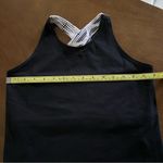 Lululemon Athletica Womens Black White Yoga Gym Crisscross Gym Yoga Tank Top Photo 3