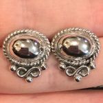 Sterling Silver TAXCO  Southwest Rope Design Stud Earrings Photo 1