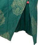 Threads Clasilks Womens XS Kurti Green Gold Photo 3