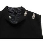 NWT Rickie Freeman for Teri Jon Sheath in Black Crepe Rhinestone Detail Dress 14 Photo 4