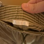 Lake green striped pajama pants Photo 1