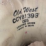 Old West Pink Leather Western Cowboy Boots Women’s Approx 8–9 Photo 4