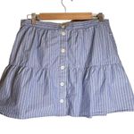 Madewell ‎ Bistro Mini Skirt in Stripe Women’s Size Large  G5088 Photo 2