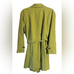 J. Jill Green Corduroy Belted Trench
Coat Jacket Size XL. Lined, Pockets Photo 2