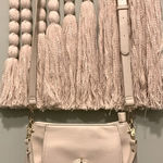 Charming Charlie Cream Faux Leather Gold Trim Crossbody Shoulder Bag ’s Photo 0