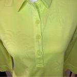 Sport Haley NWT Women’s Size Small Golf Polo Bright Yellow Green Palm Trees Photo 5