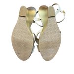 Lilly Pulitzer  Shoes Womens Size 9.5 Gold Wedge Strappy Sandals Ankle Strap Photo 7