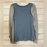 Bibi Woman’s Pullover Sweater Size Medium Blue Gray Long‎ Sleeve Photo 4
