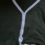 Urban Outfitters  Mom Button Down V-Neck Long Sleeve Top Photo 3