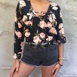 ASOS Floral Blouse With Pink Roses Photo 0