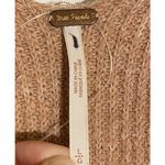 Free People  Sienna‎ Pink Wrap Knit Belted Sweater Dress Large NWOT Photo 1