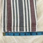 Free People  Striped Linen Cotton Blend Cropped Pant Size 0 Photo 13