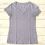 Mossimo S/M Purple Marled Vneck Shirt Short Sleeves Womens Size Small Target Photo 0