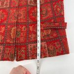 The Territory Ahead  Women's Patterned Tapestry Zip-Up Vest Red Size 6‎ Western Photo 9