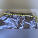 ZARA Flowy double banded trousers. Beige pocket zipper lightweight pants wide leg L Photo 5