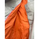 L.L.Bean Double Breasted Trench Lined Coat Jacket Medium Tan Button Up Photo 3