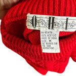 Vintage OHI‎ Red Acrylic Sweater Size M Photo 4
