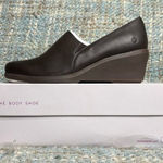 Hush Puppies  Women's Fraulein Mariya Heeled Loafer in Dark Brown Shield Leather Photo 0