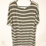 Show Me Your Mumu  Size Small Cream Grey Short Sleeve Tunic Knit Top Photo 3