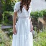 Jaase ✨ Boho Peasant White Crochet Lace Tiered Maxi Long Dress✨ Photo 0