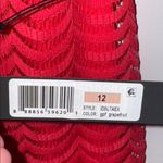 Ivanka Trump Coral Lace Midi Dress Women’s Size 12 Photo 9