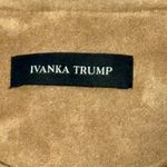 Ivanka Trump Faux Suede Women's Jacket Tan With Gold Hardware Size P (Small) Photo 7