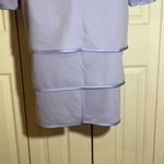 Vintage Caron of Chicago 1990s Long Lavender Blue/Purple Tiered Dress Size 14 Photo 9