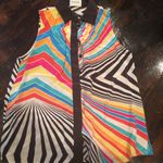 Peter Som  pyramid print black & white rain… Photo 2