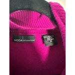 Moda International 100% Cashmere Pink Purple Turtleneck Sweater Women's Medium Photo 1