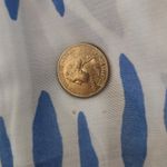 J. Marie Blue Print Ruffle Sleeve Tiered Mini Dress Size Medium NWT Photo 9