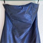 Vintage Jessica McClintock for Gunne Sax Midnight Blue Gown Size 7 Celestial Photo 2