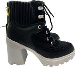 Sorel Womens Size 6.5 Waterproof Brex Heel Boots Black White Lace Up 4" NWT Photo 7