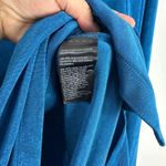 Chico's Top 2 L Teal Knit Grommet Sleeve Luxe Minimalist Luxe Stretch Chic Photo 3