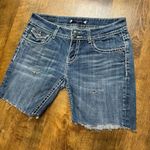 Vigoss Womens Cut Off Shorts Sz 31 Medium Wash Raw Hem Distressed Photo 2