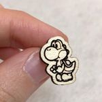 Nintendo Yoshi Super Mario Wooden Stud Earrings Photo 2