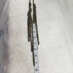 Adia Kibur Brass Choker Bib Tassel Necklace Tan Photo 4