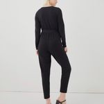Pact  Luxe Jersey Wrap Jumpsuit - Black - Large Photo 8
