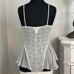 Victoria's Secret Victoria’s Secret Vintage Gold Label White Bridal Teddy Bodysuit Size Medium‎ Photo 2